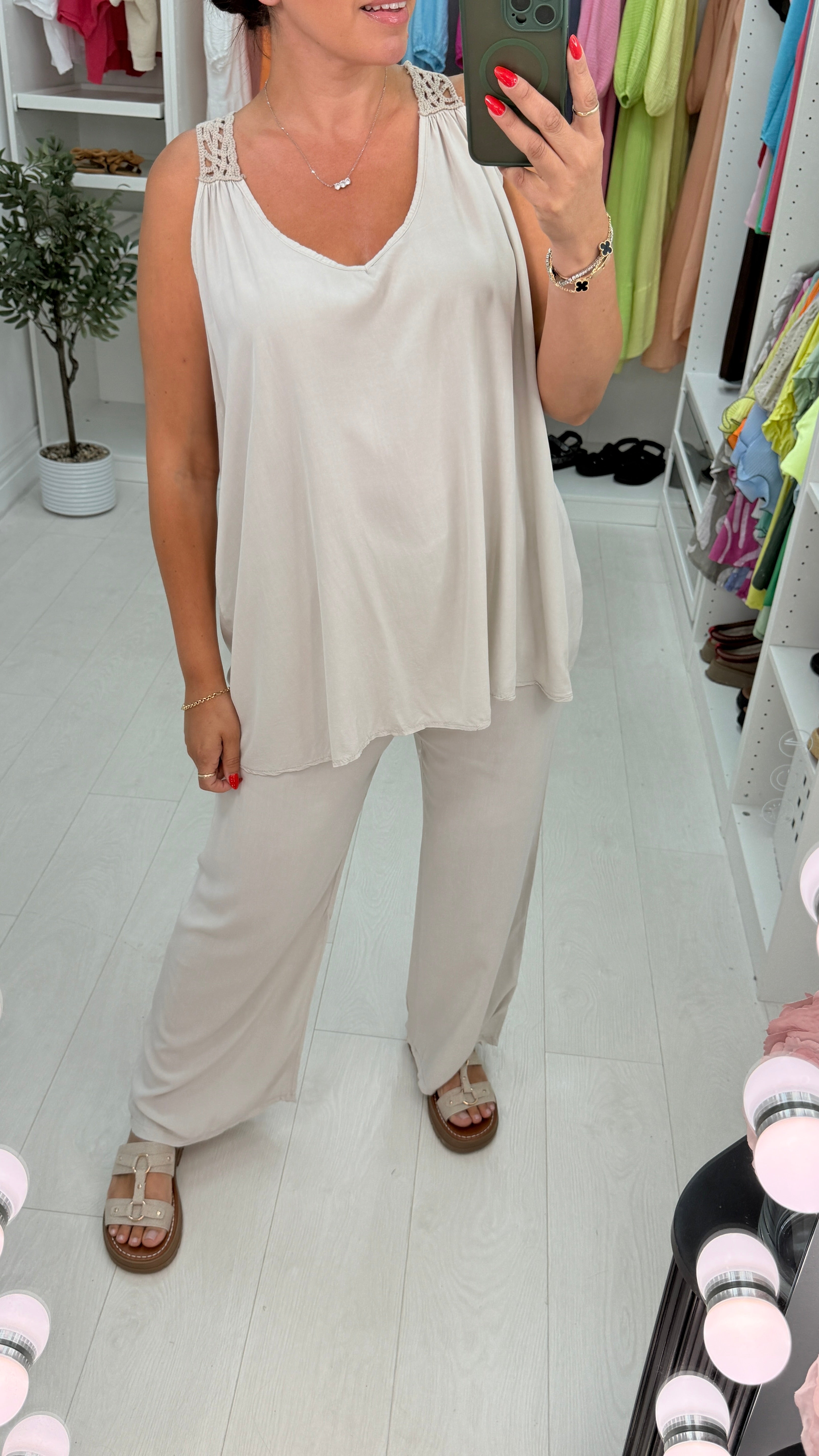 Tanitha Crochet Loose Fit Co-Ord