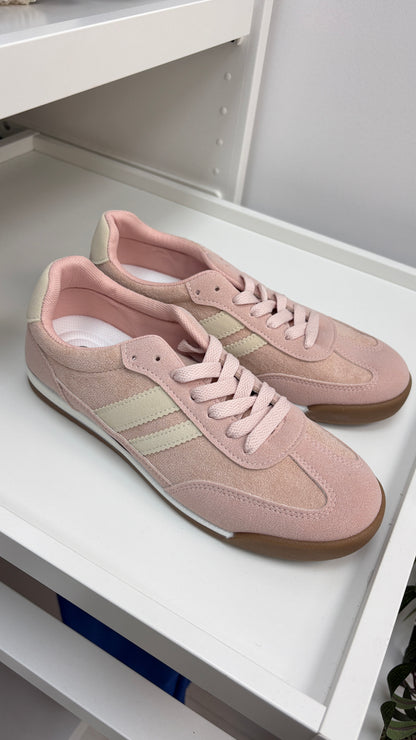 Izzy Faux Suede Trainers