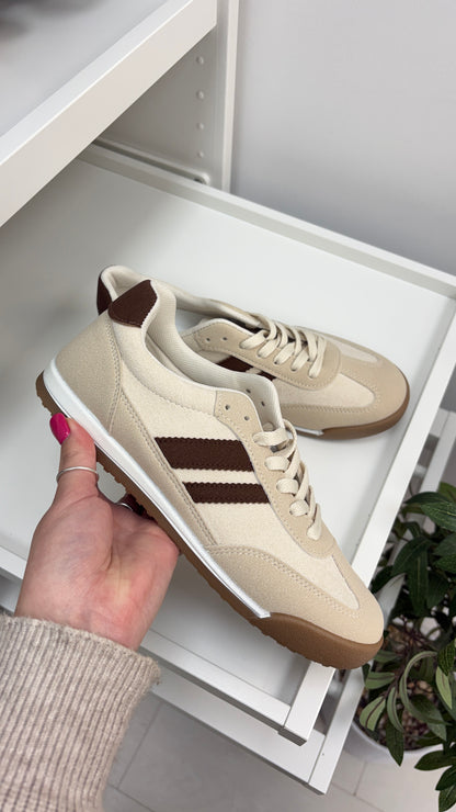 Izzy Faux Suede Trainers