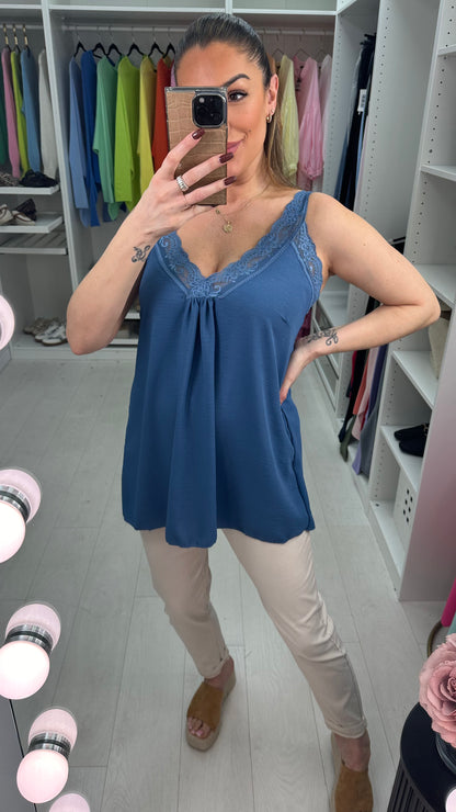 Leanne Lace Trim Cami