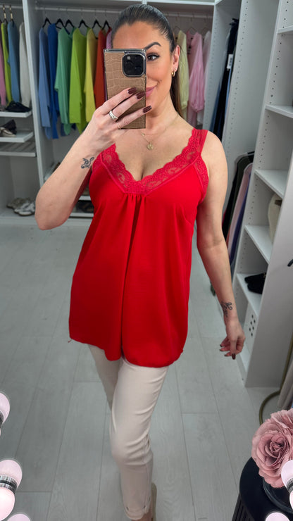 Leanne Lace Trim Cami