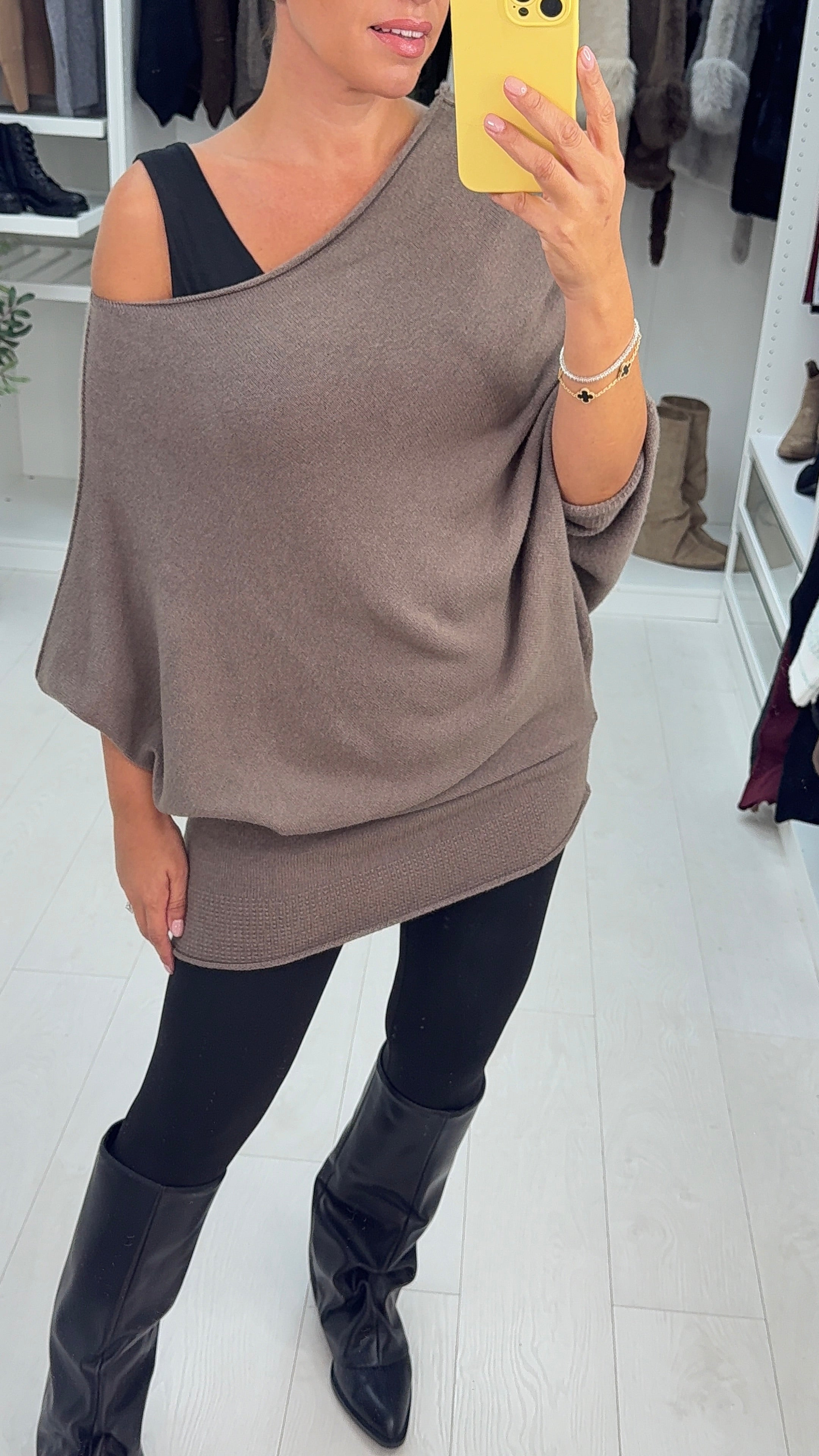 Marina Plain Half Sleeve Jumper