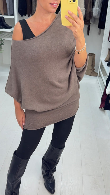 Marina Plain Half Sleeve Jumper