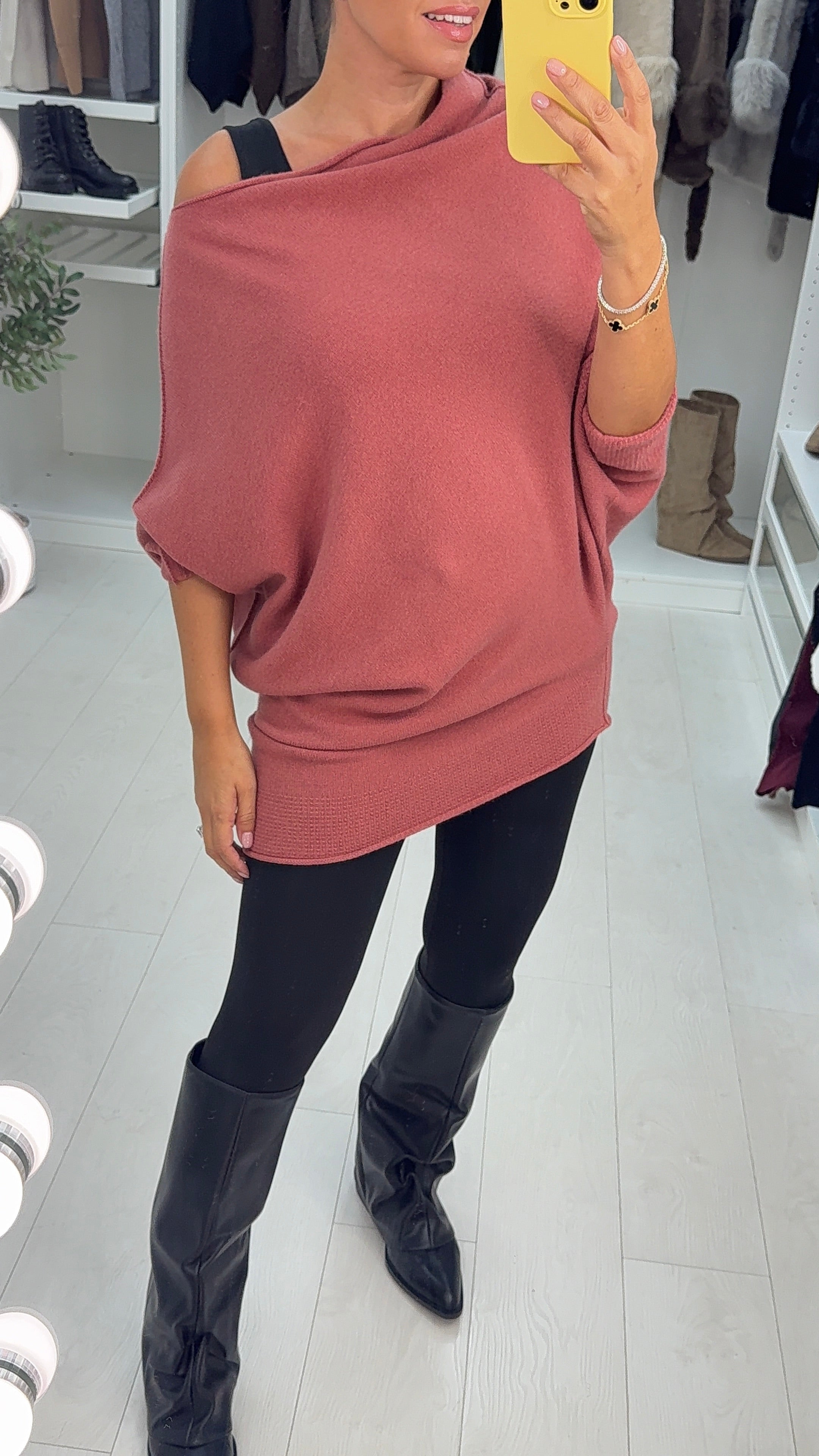 Marina Plain Half Sleeve Jumper