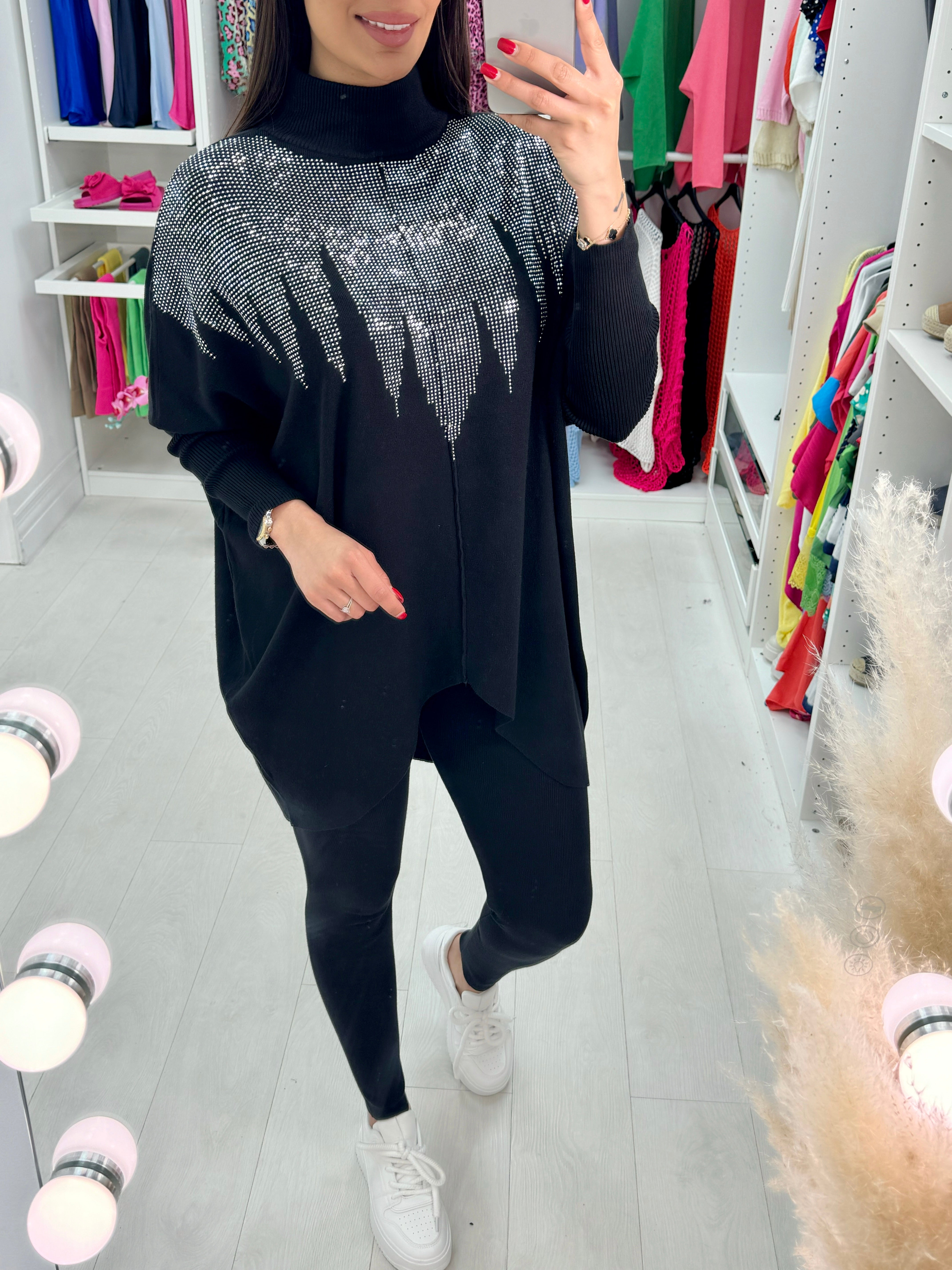 Jerika Diamante Detail Loungeset