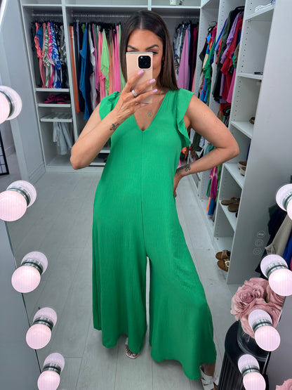 Arin Frill Sleeve Jumpsuit