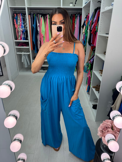 Grenada Elasticated Bust Pocket Jumpsuit