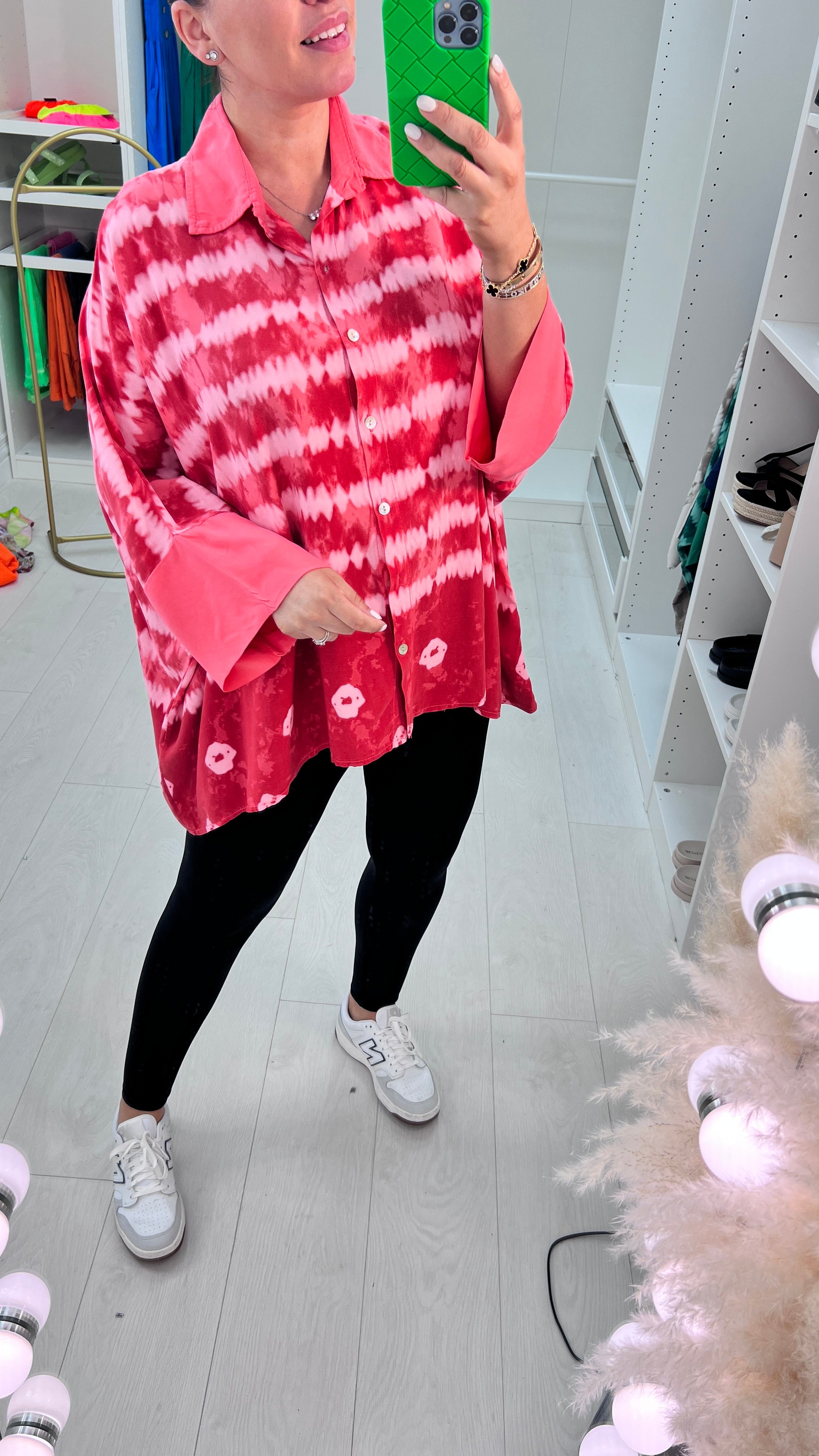 Bellamia Print Batwing Shirt