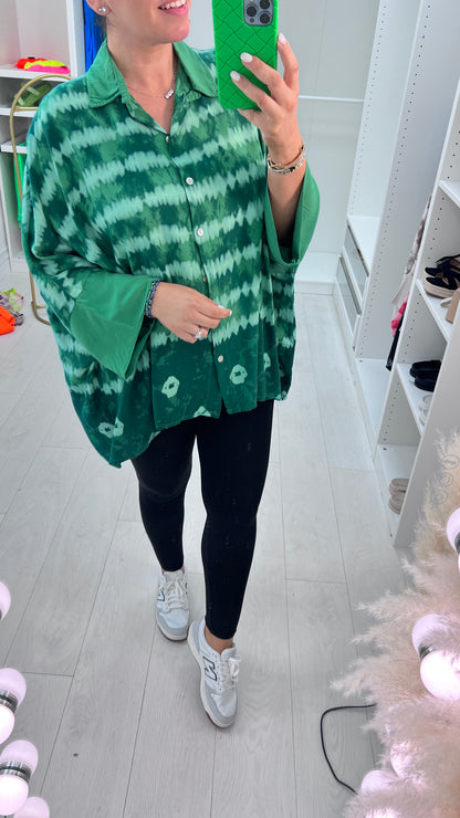 Bellamia Print Batwing Shirt