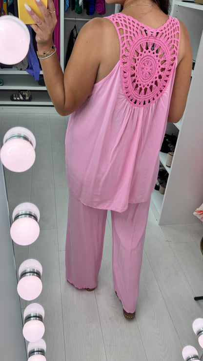 Tanitha Crochet Loose Fit Co-Ord