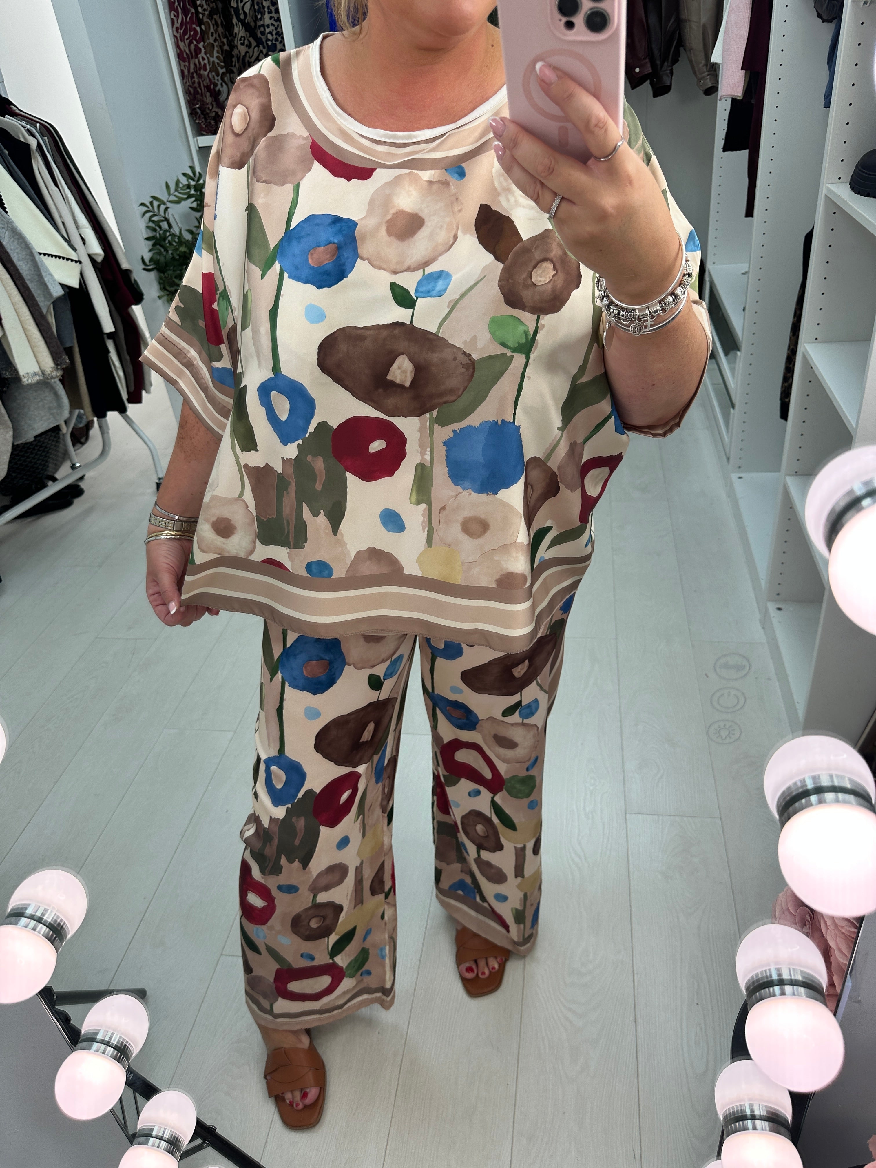 Bromley Loose Fit Silk Co-Ord Set