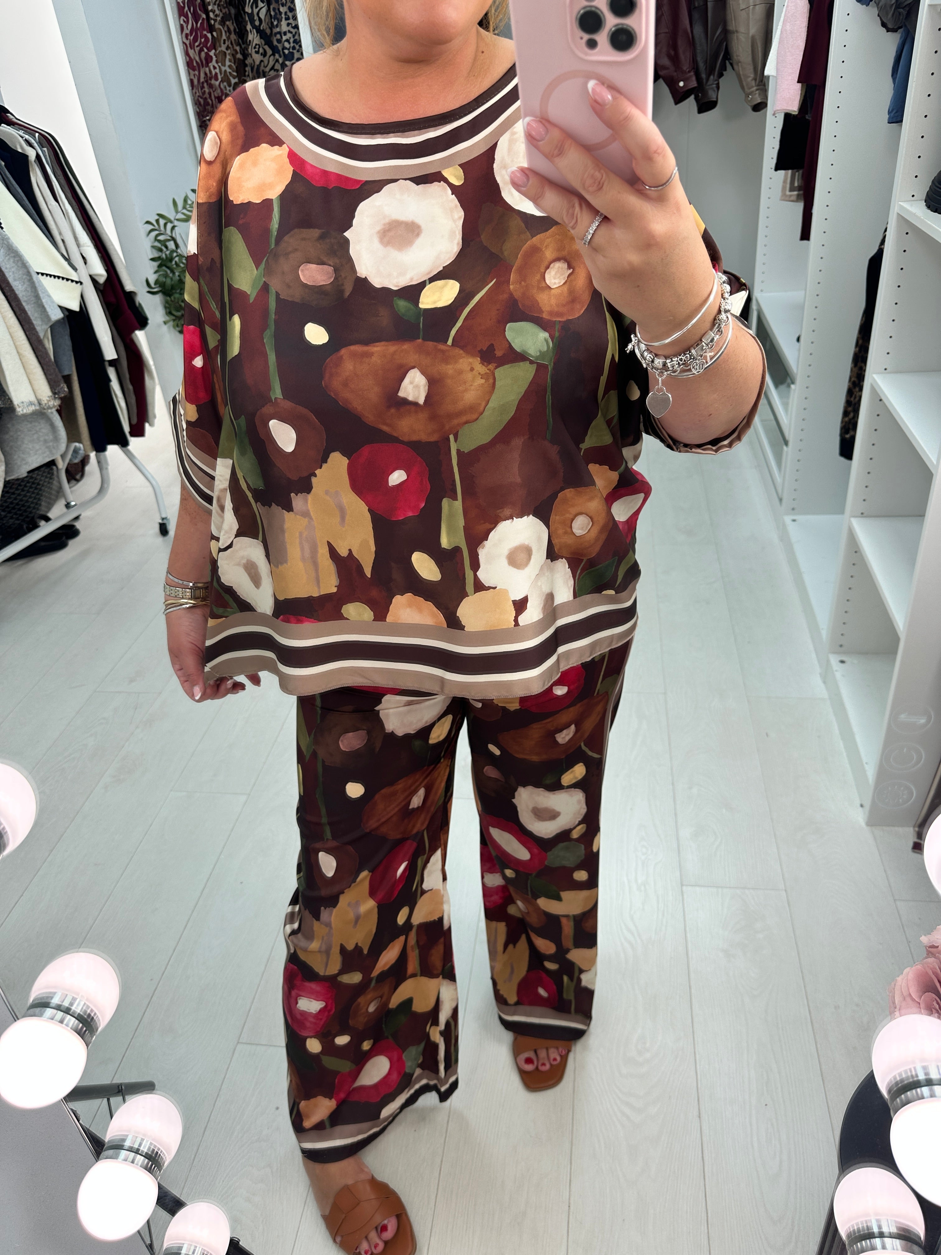 Bromley Loose Fit Silk Co-Ord Set