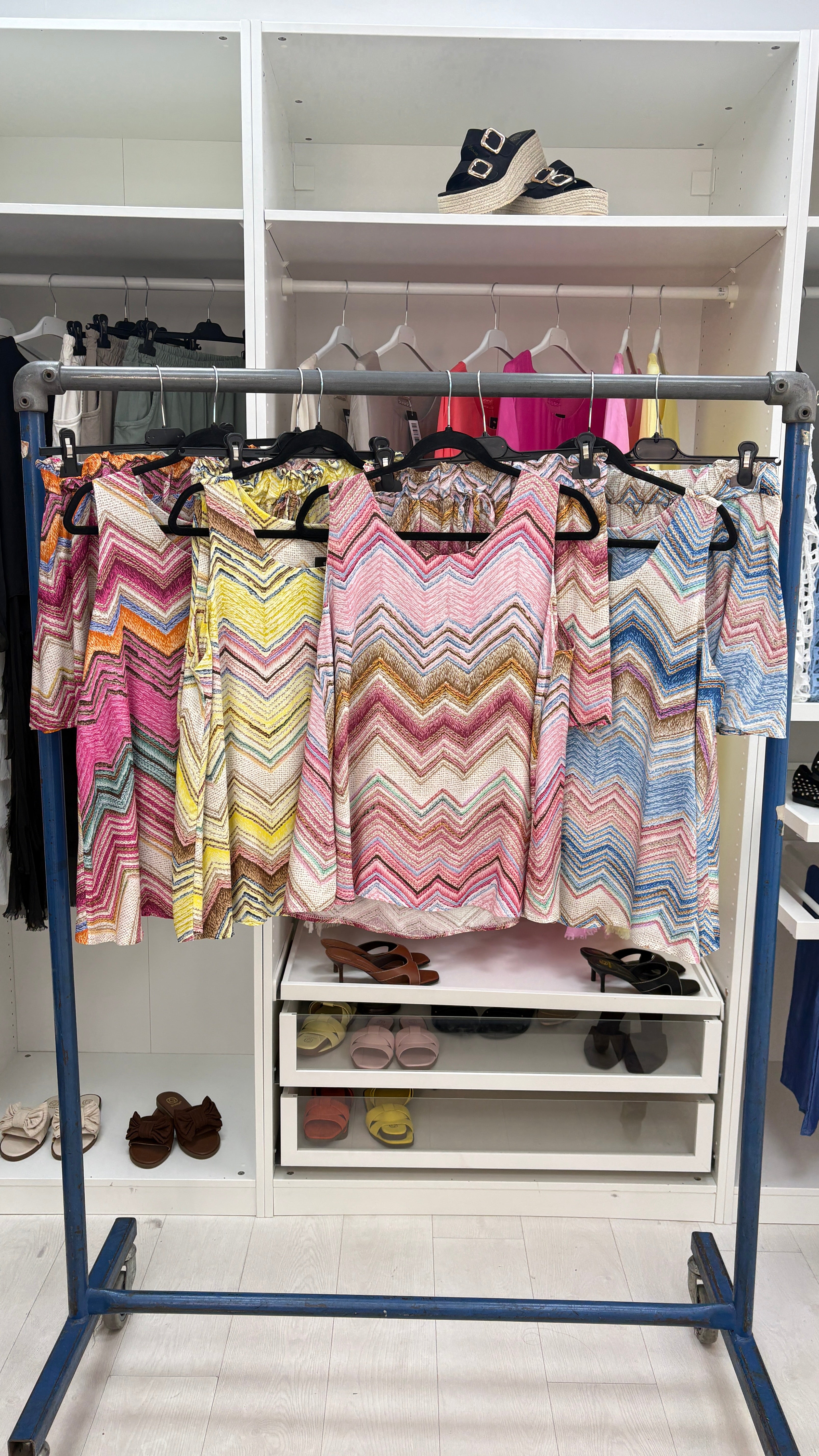 Lexie Abstract Print Shorts Co-ord Set