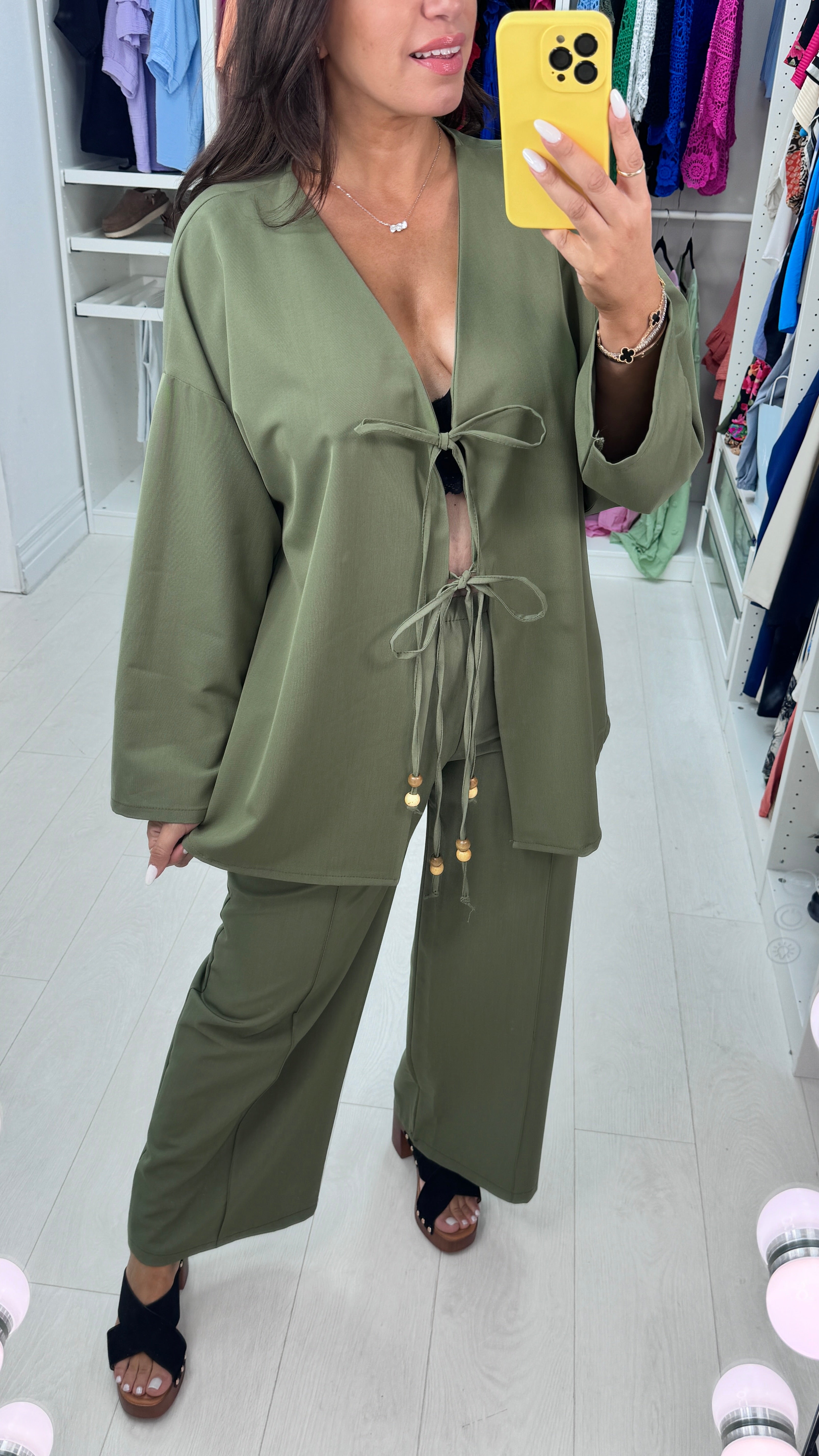 Arista Tie front Co-Ord Set