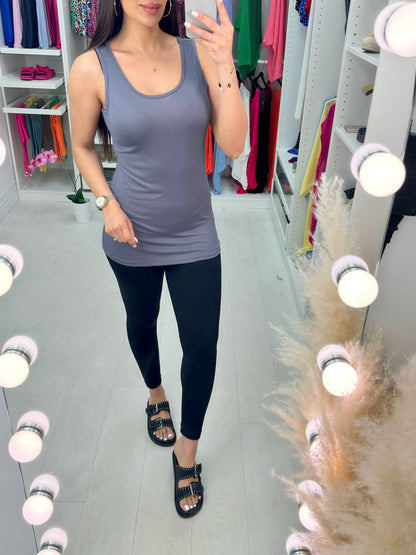 Arden Plain Basic Vest Top