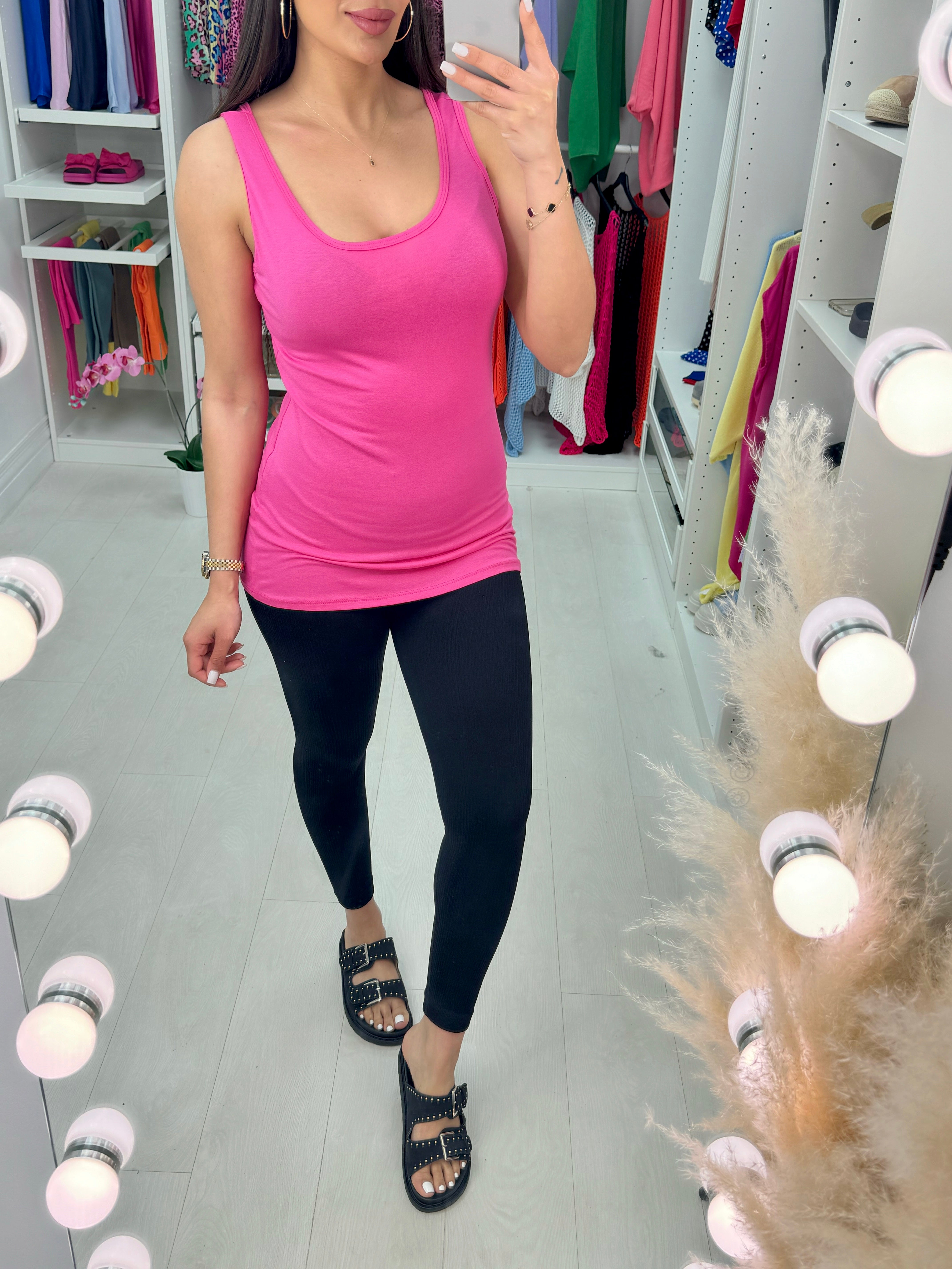 Arden Plain Basic Vest Top