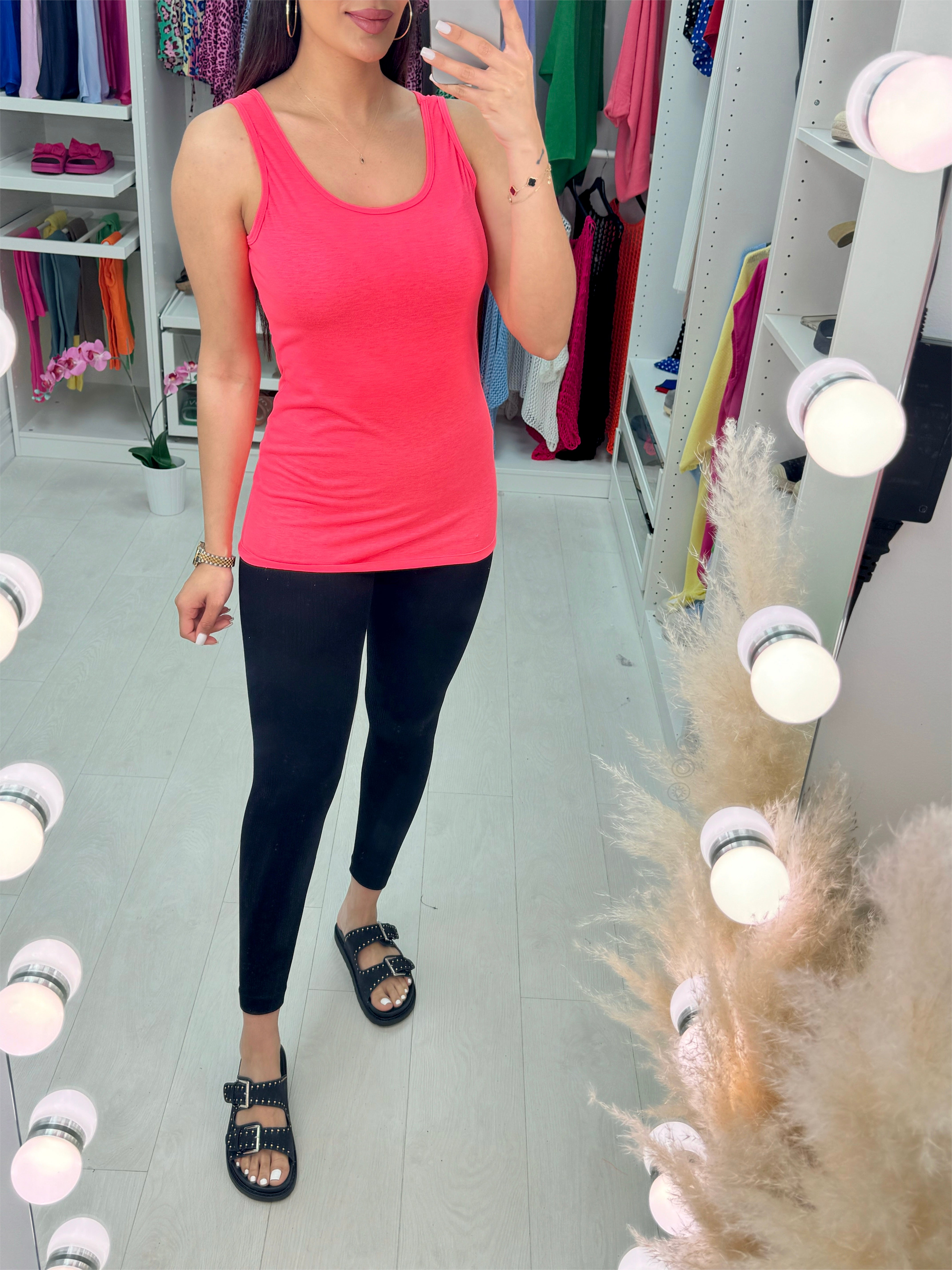 Arden Plain Basic Vest Top