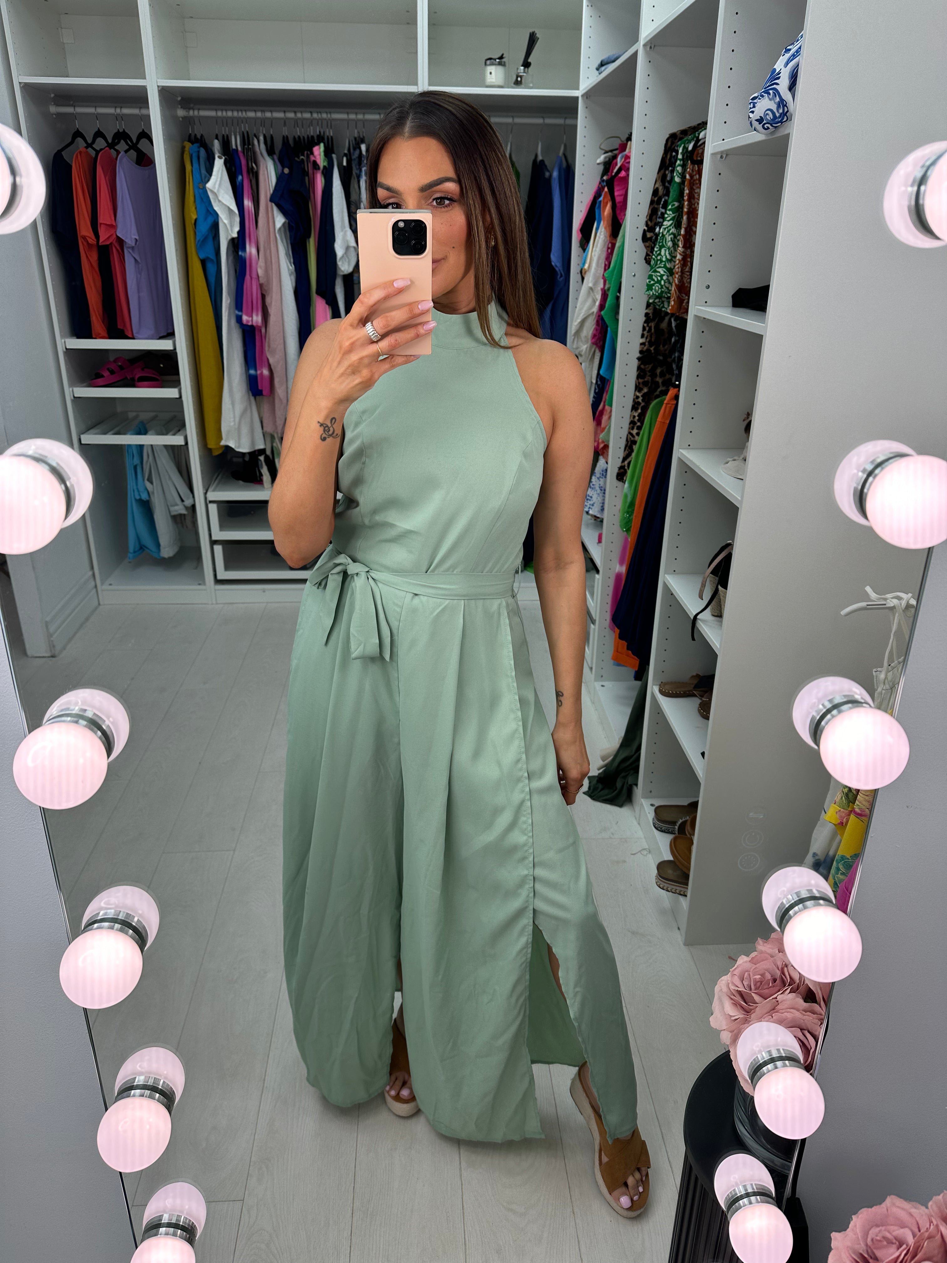 Nyla Halter Neck Jumpsuit