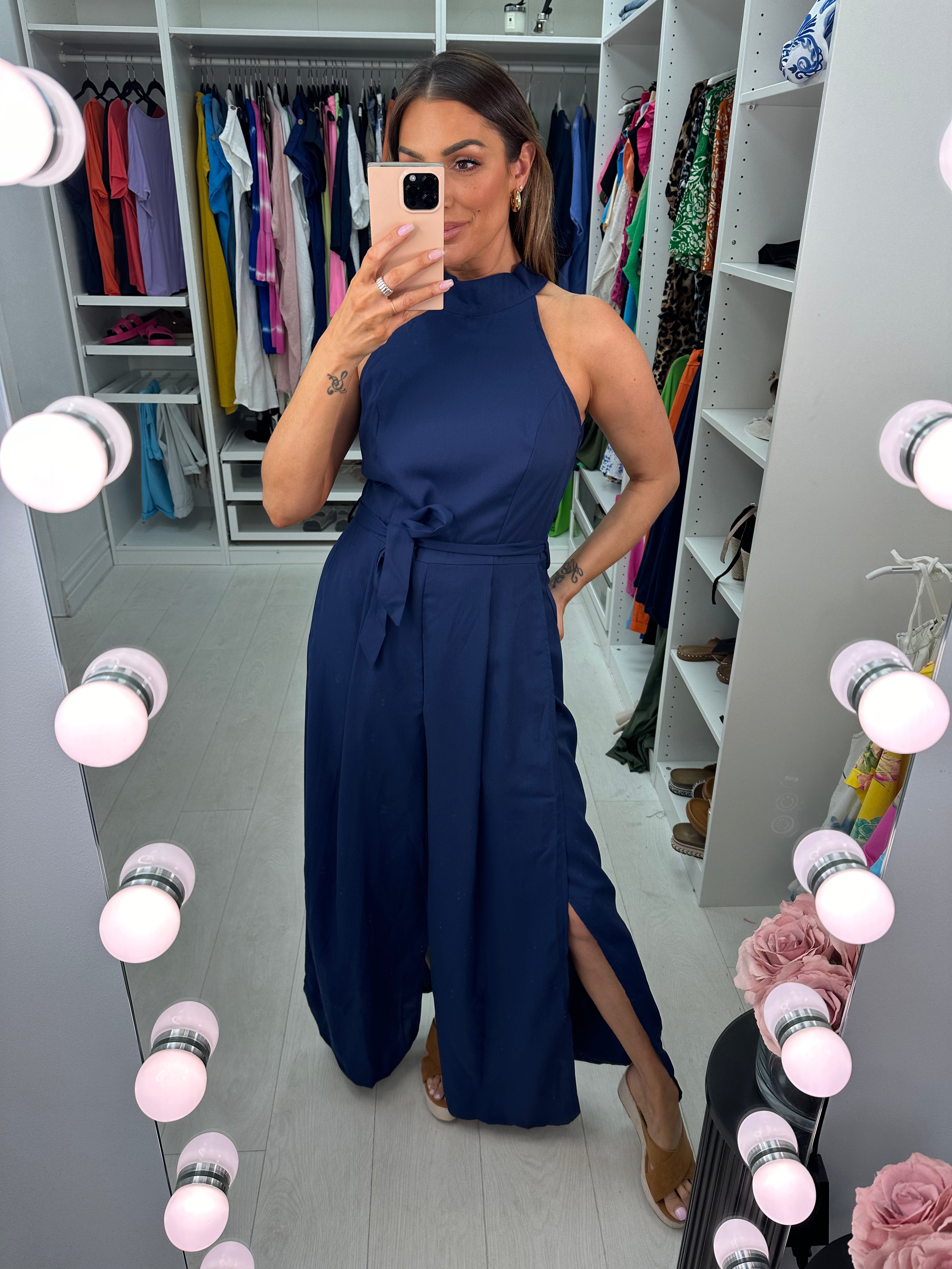 Nyla Halter Neck Jumpsuit