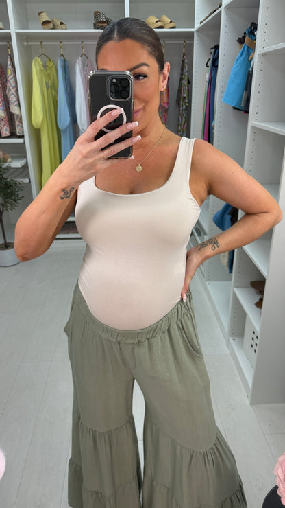 Livy Plain Jersey Vest Top