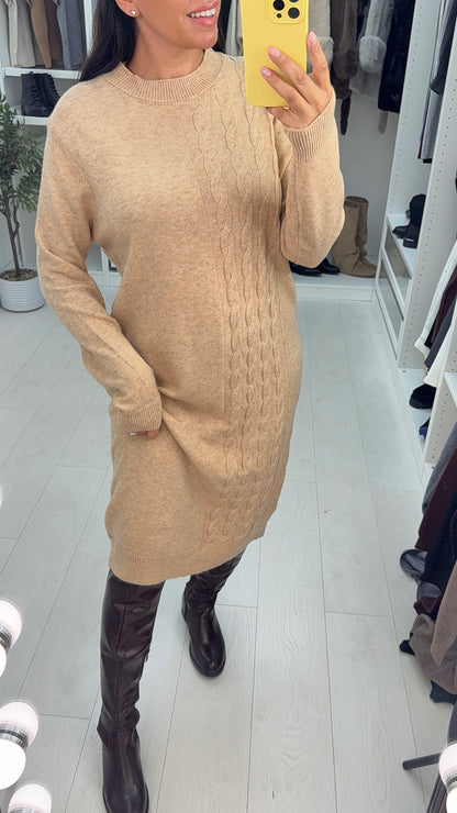 Miriam Cable Detail Knitted Dress