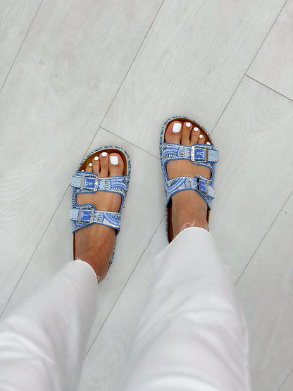 Jorgito Rhinestone Detail Sliders