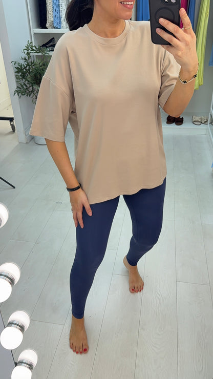 Lena Plain Loose Fit T-Shirt