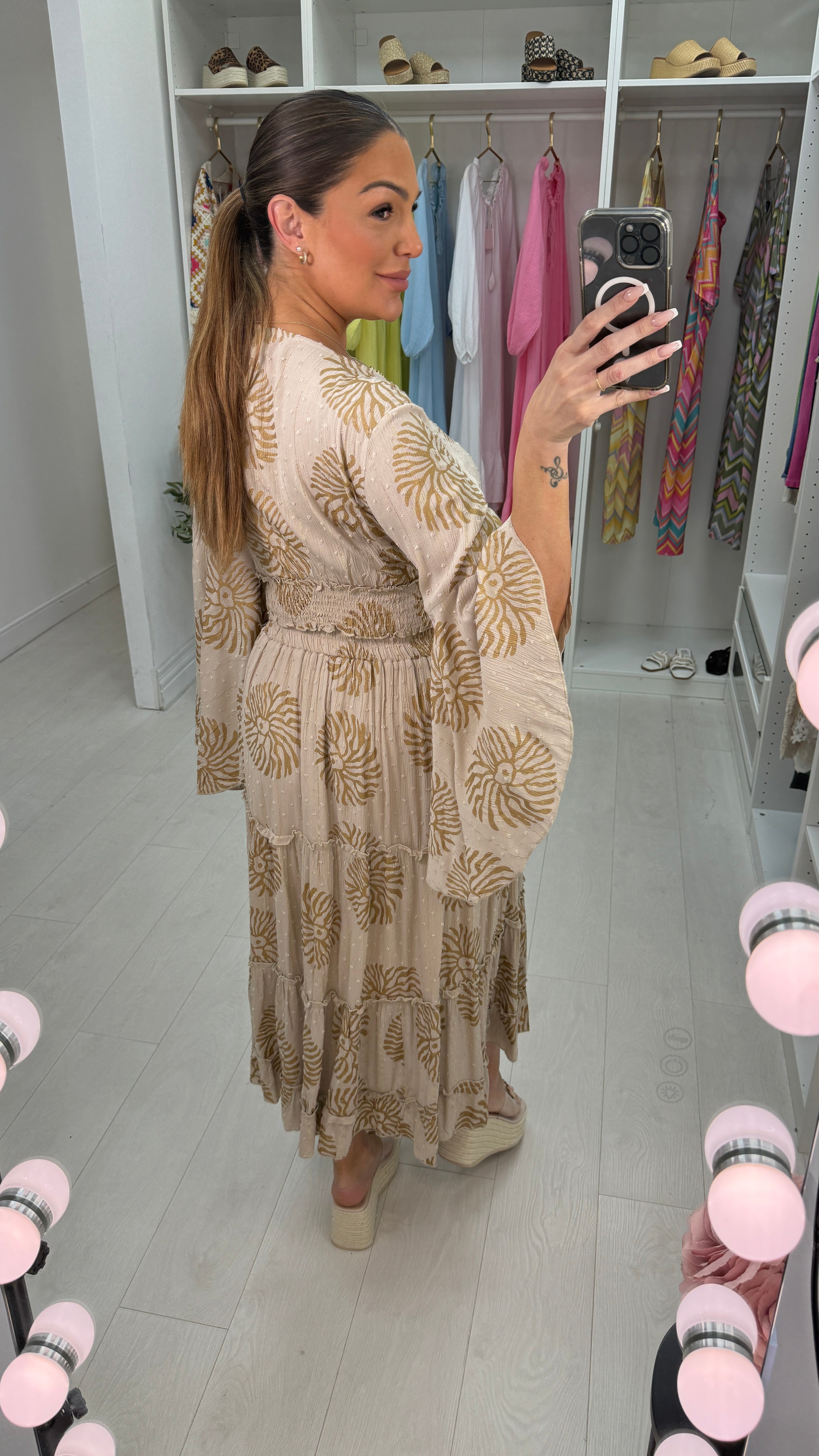 Zaphira Embellished Floaty Skirt Co-Ord Set