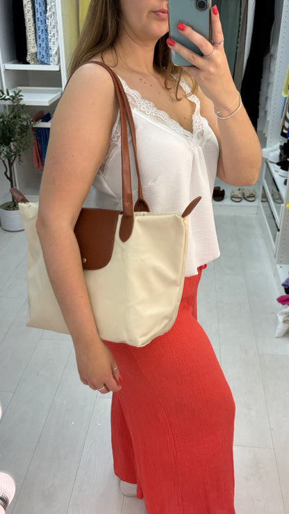 Gisella Canvas Medium Shoulder Bag