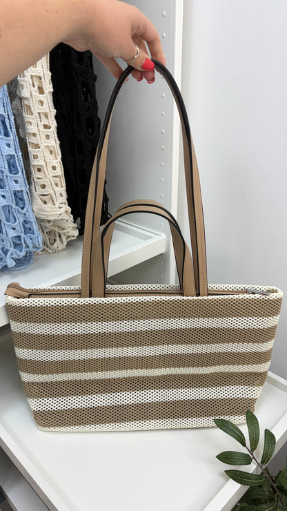 Helina Striped Shoulder Bag