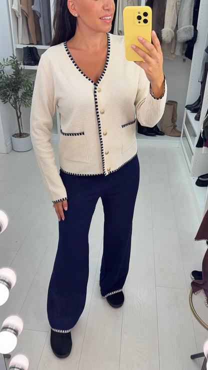 Shirley Textured Cardigan Co-Ord Set