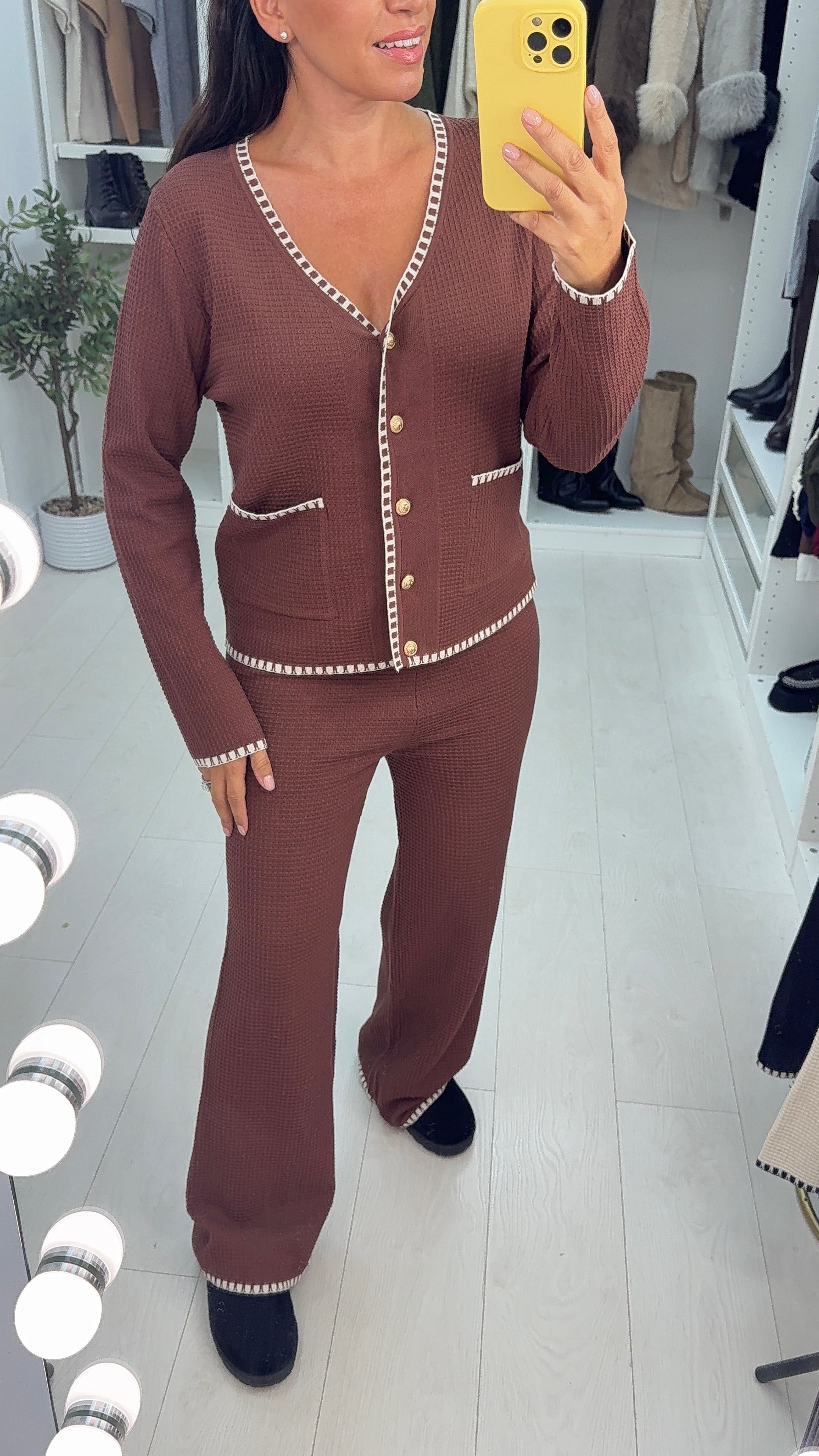 Shirley Textured Cardigan Co-Ord Set