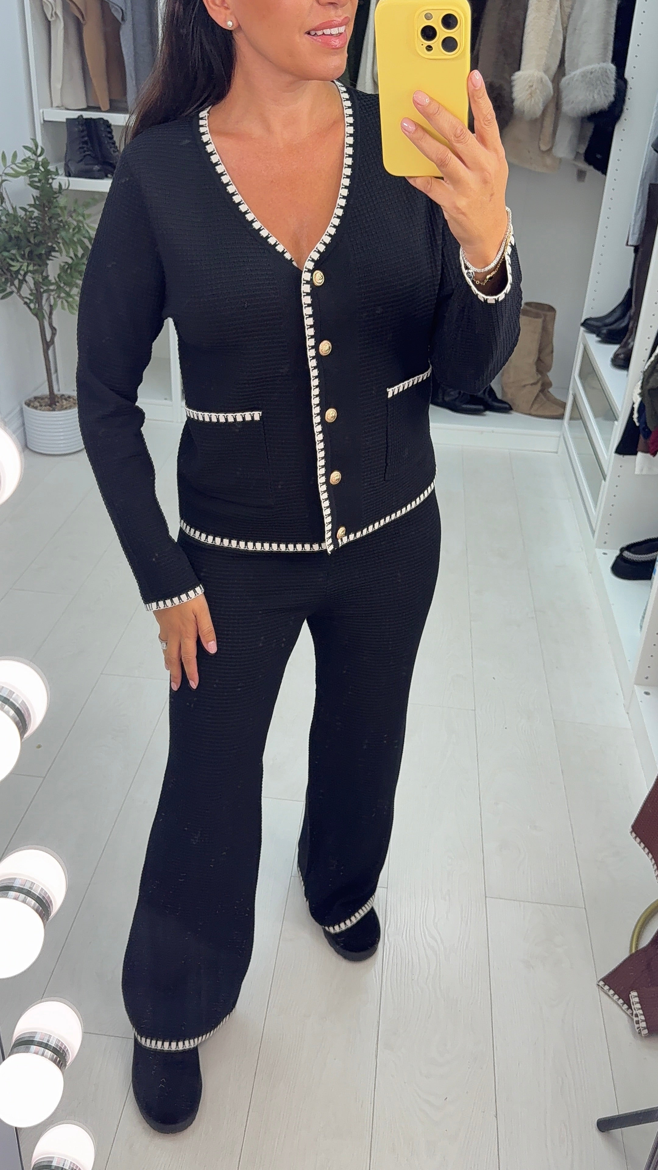 Shirley Textured Cardigan Co-Ord Set