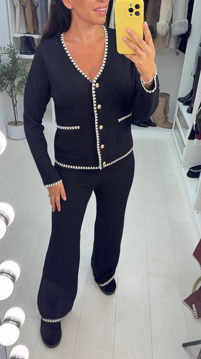 Shirley Textured Cardigan Co-Ord Set