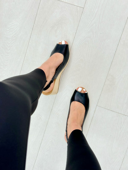 Jezzi Slingback Wedge Sandals