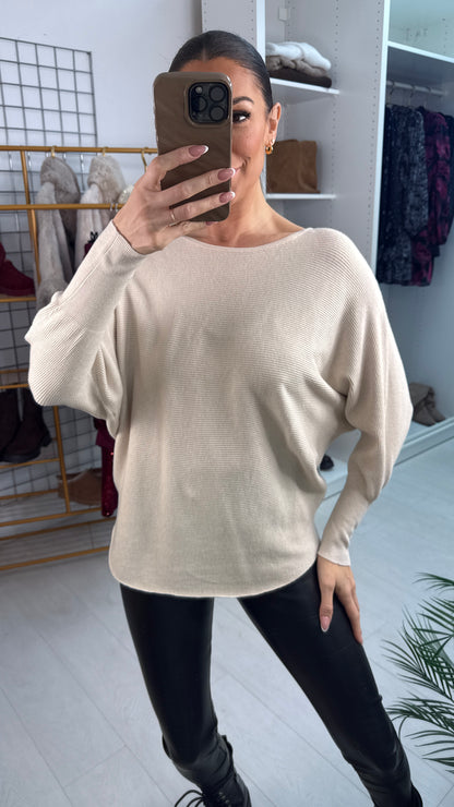 Axel Diamante Angel Wing Cross Back Jumper