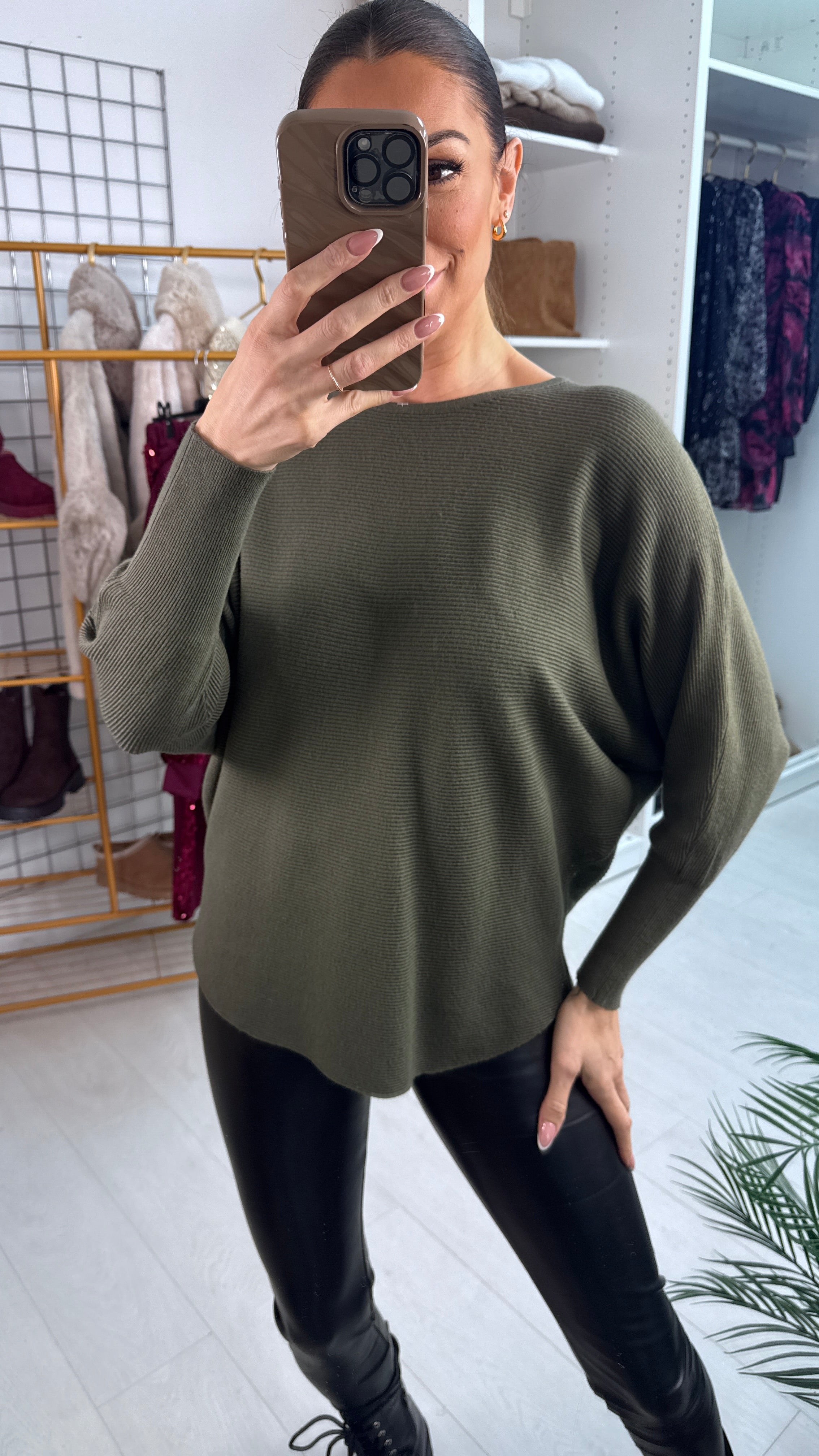 Axel Diamante Angel Wing Cross Back Jumper