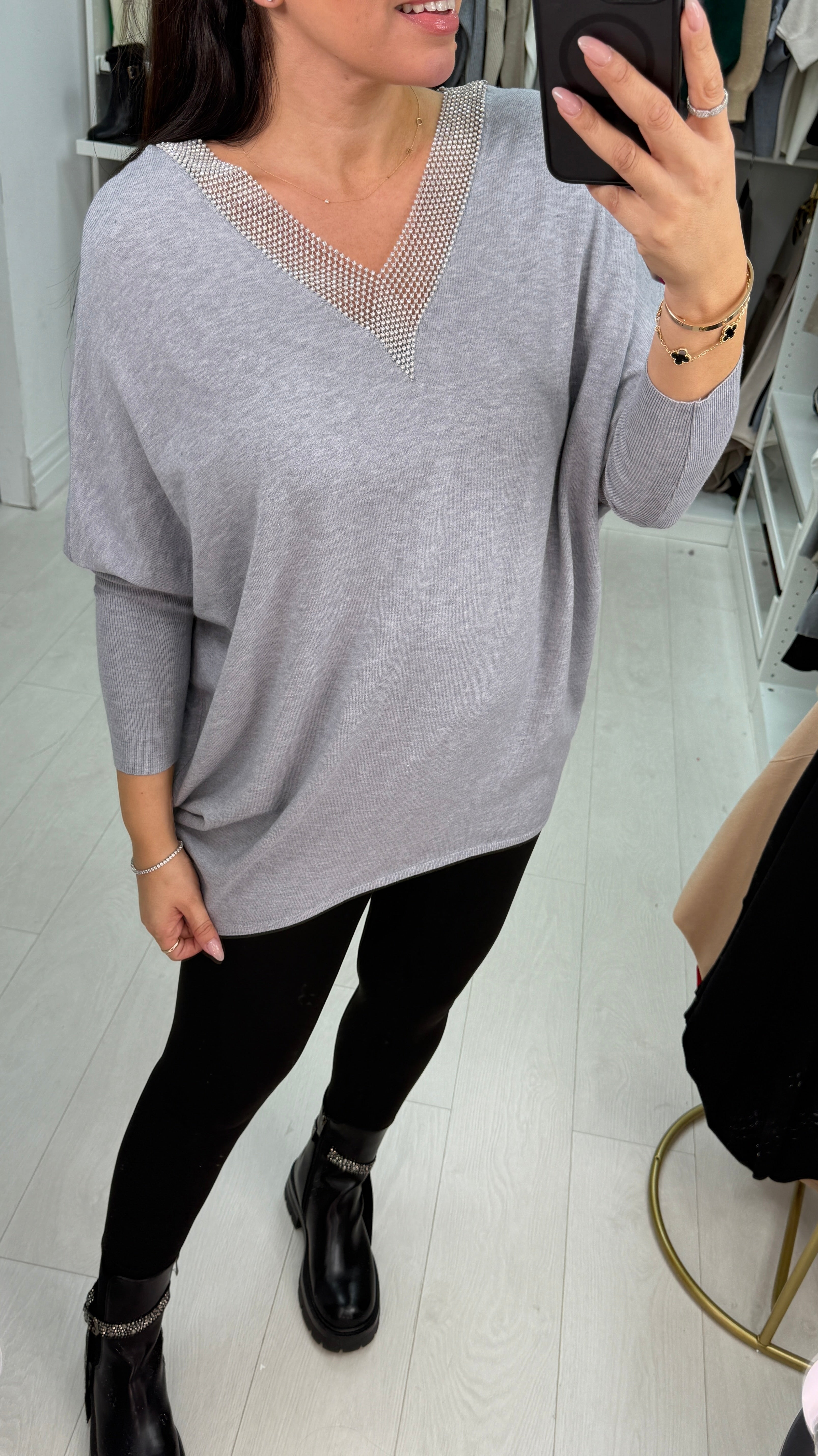 Gonzalo Diamante V Neck Supersoft Jumper