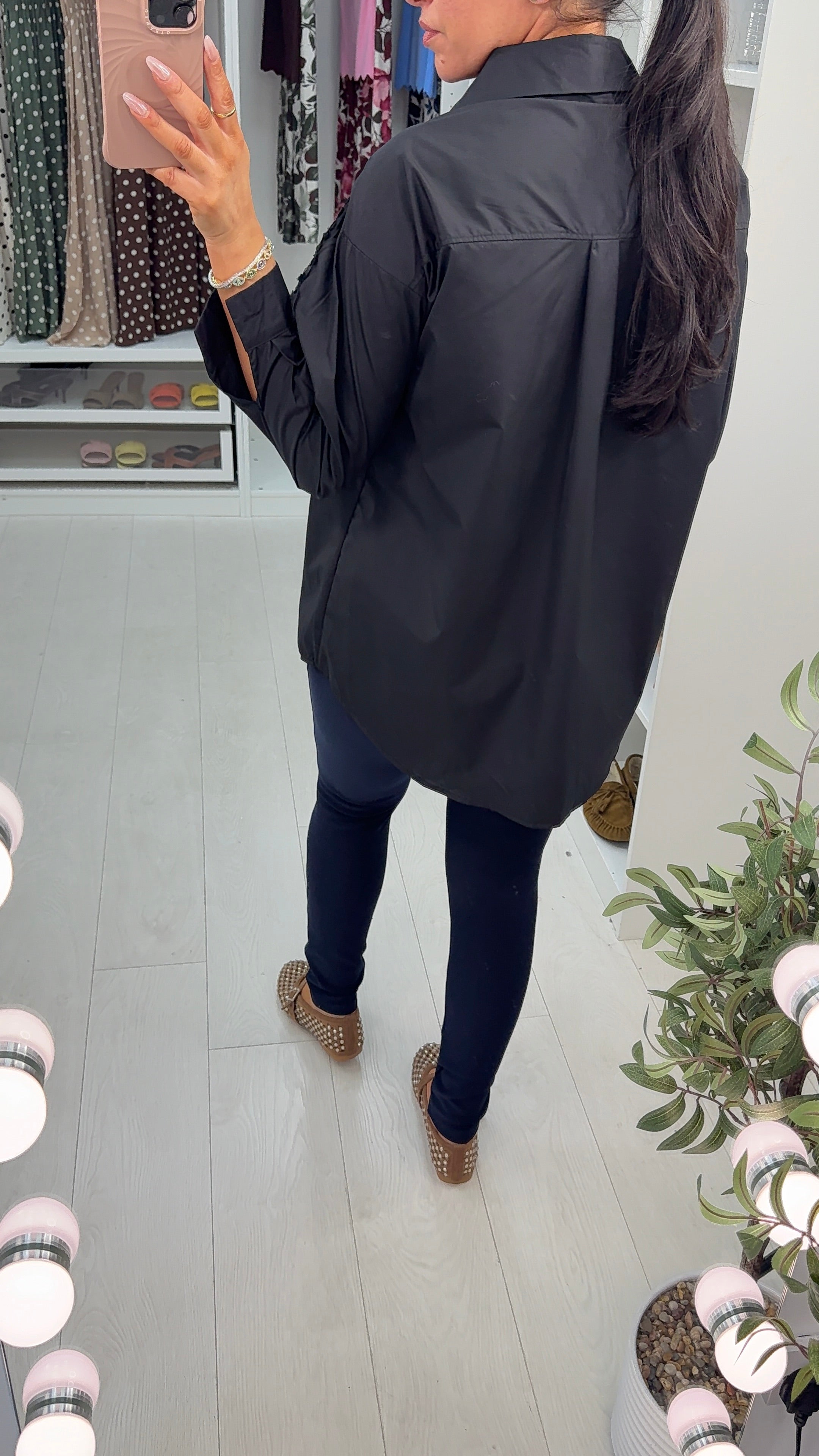 Fiorella Embroidered Floral Relaxed Fit Shirt