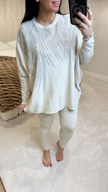 Emilia Diamante Detail Loungeset