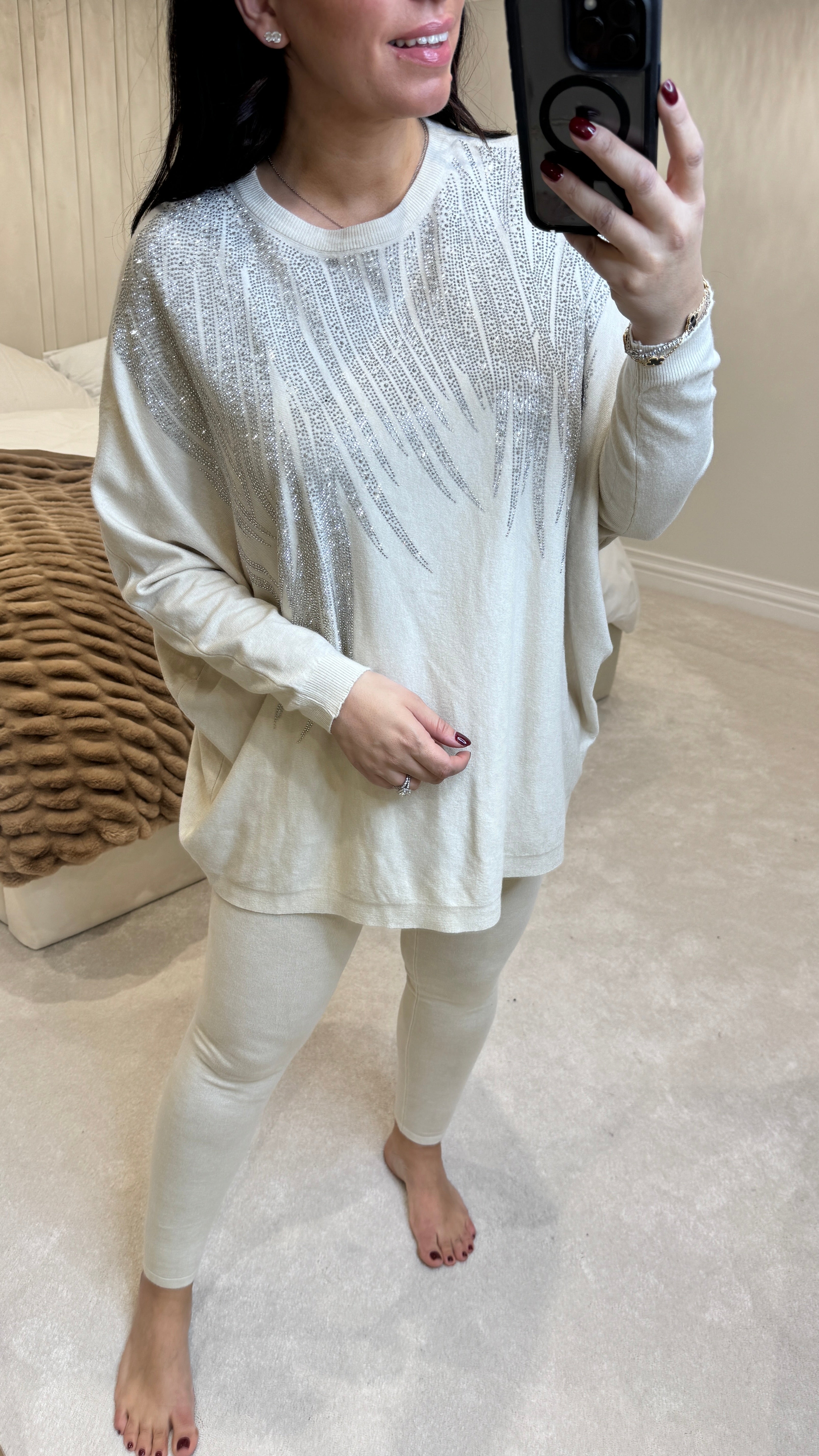 Emilia Diamante Detail Loungeset