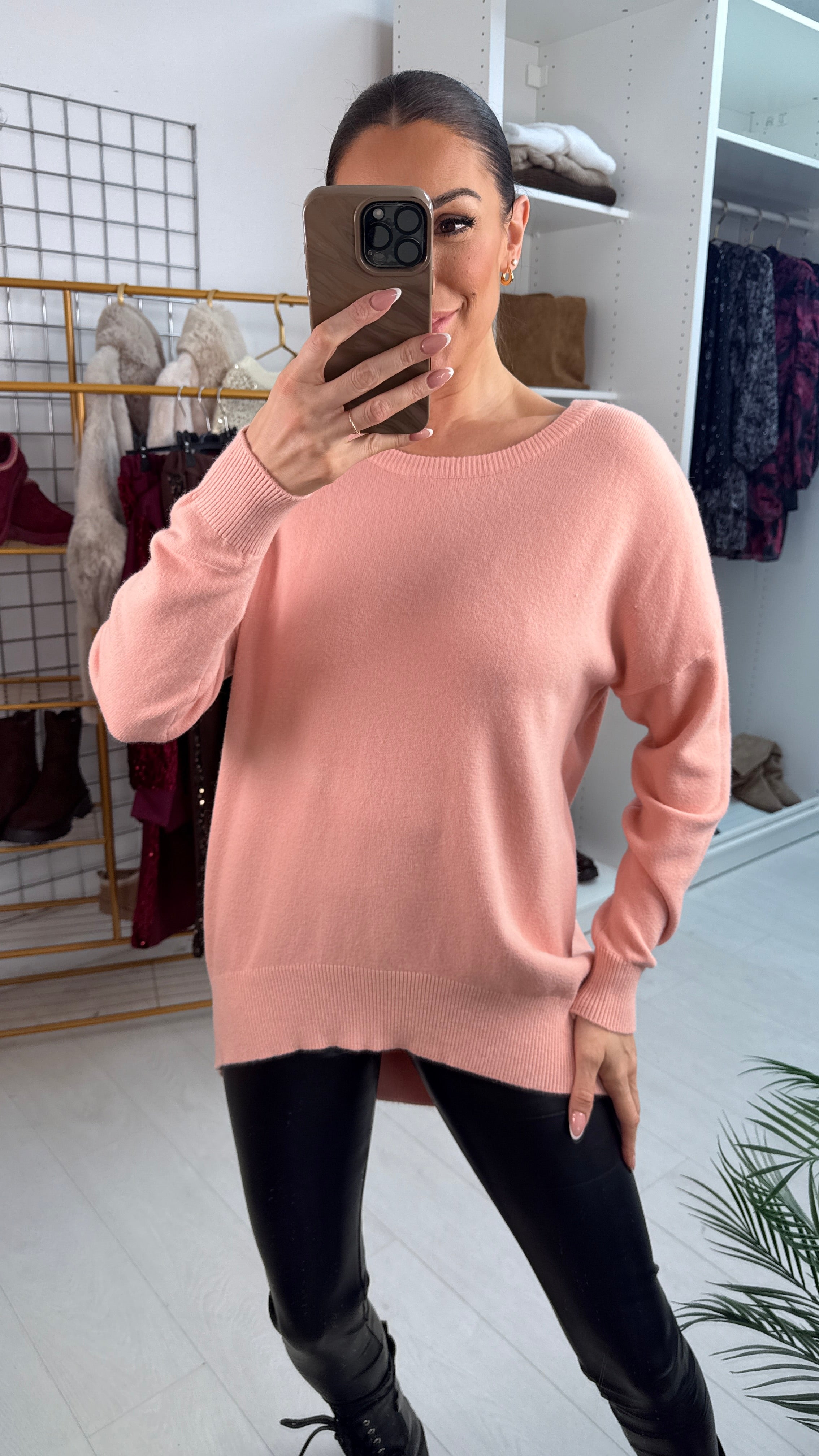 Chenko Butterfly Diamante Back Jumper