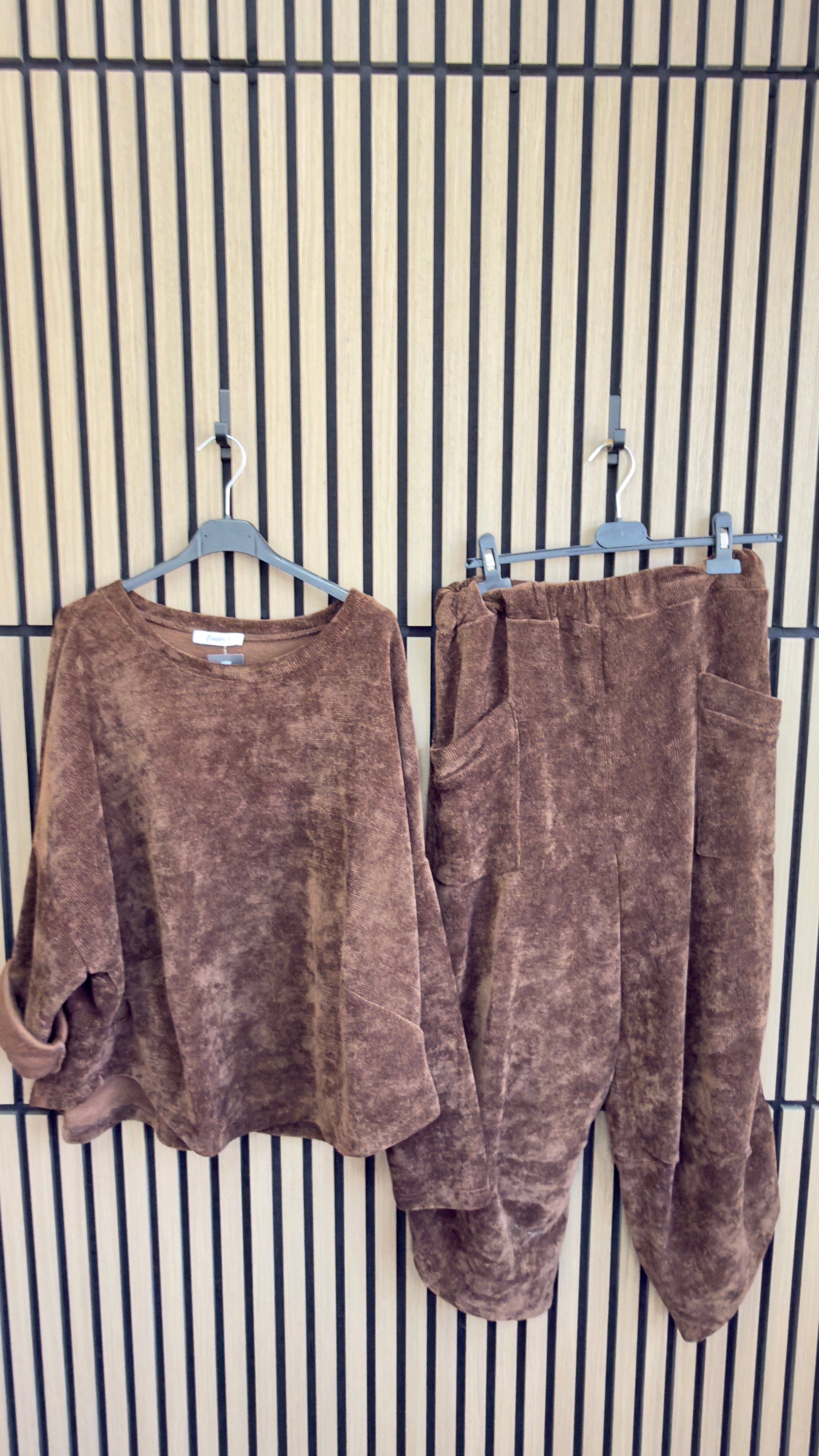 Jordaine Corduroy Carrot Leg Lounge Set