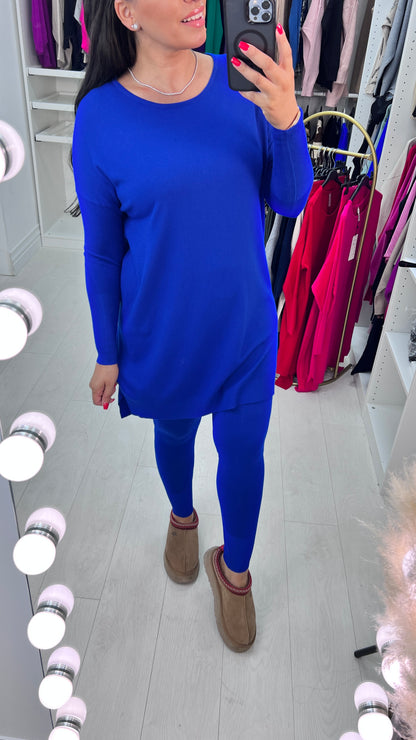 Irene Plain Knitted Loungewear Set