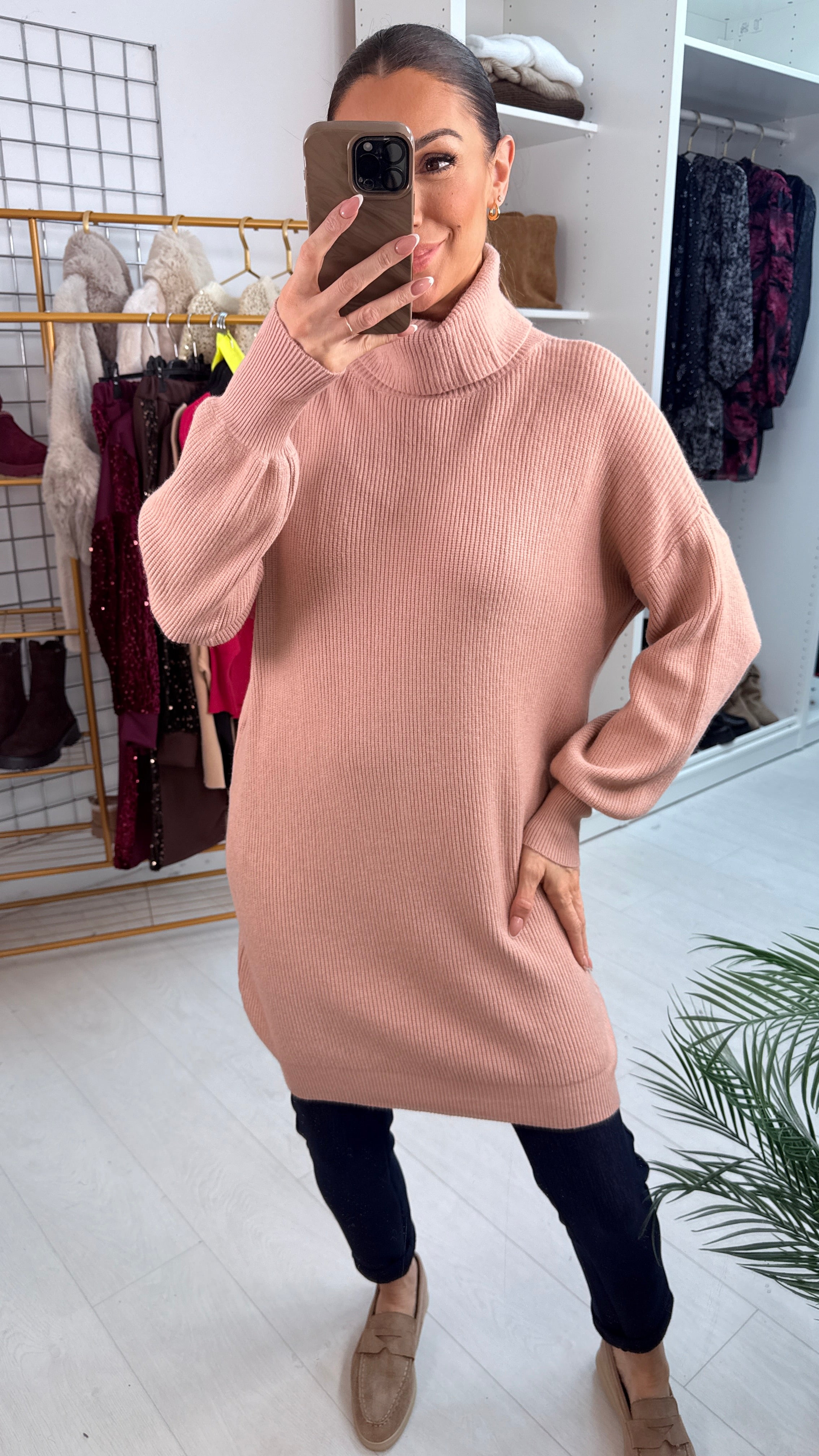 Emolia Soft Knit Roll Neck Jumper