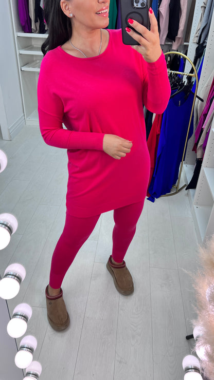 Irene Plain Knitted Loungewear Set