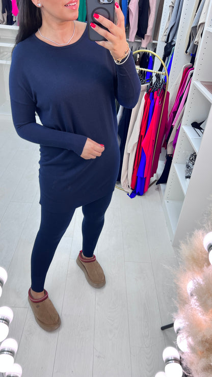 Irene Plain Knitted Loungewear Set