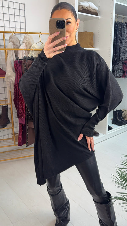 Cassie Asymmetric Batwing Jumper