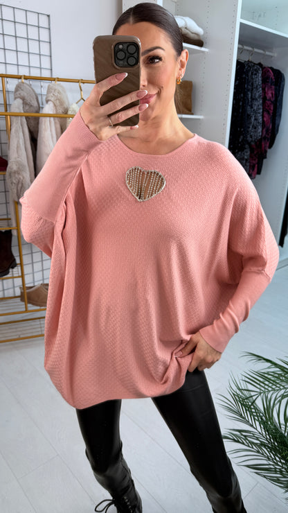 Dillon Diamante Link Cut Out Jumper