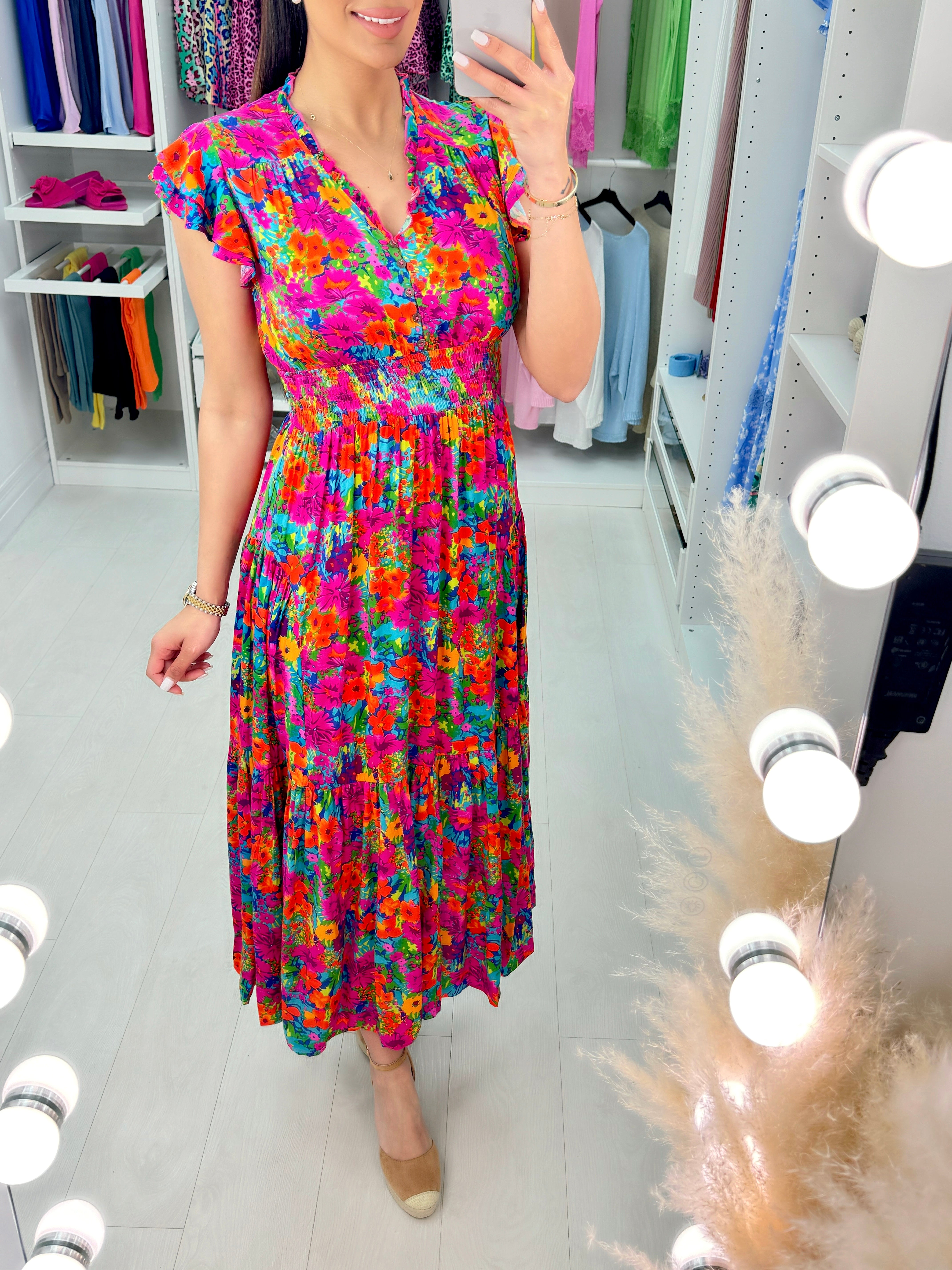 Amalfi Floral Print Maxi Dress